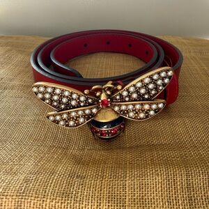 Gucci Queen Margaret Bee Belt